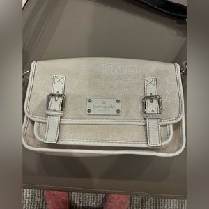 Kate Spade White Purse With Flap
